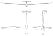 geplante D-43 der Akaflieg geplante D-40 der Akaflieg